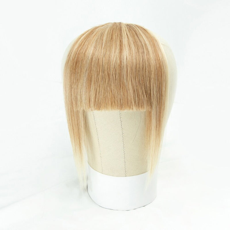 Women's Clip-In Bangs Extensions Brown Remy Human Hair 13