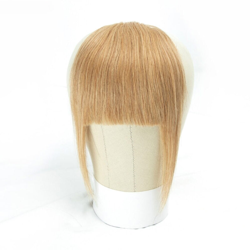 Women's Clip-In Bangs Extensions Brown Remy Human Hair 14