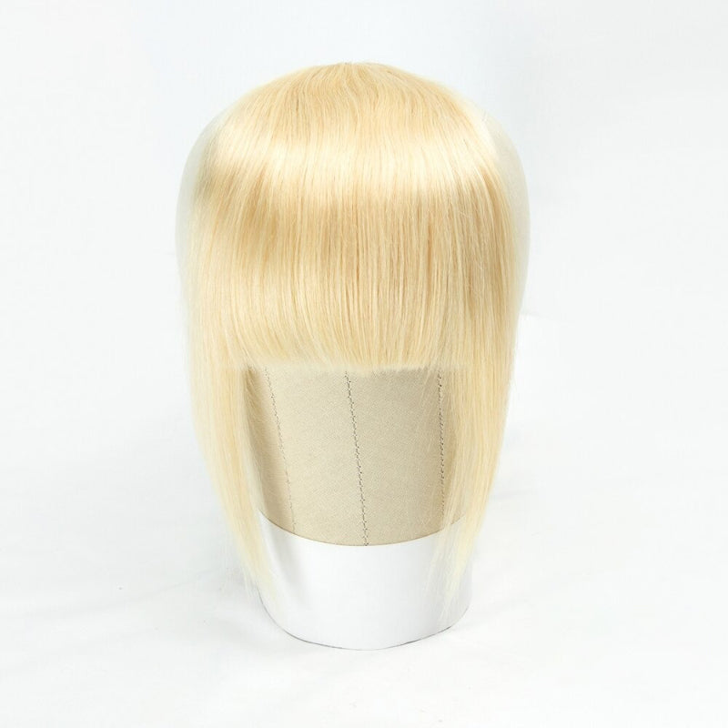 Women's Clip-In Bangs Extensions Brown Remy Human Hair 15