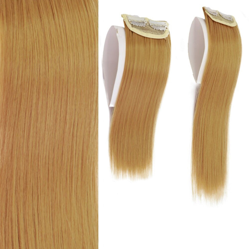 Women's Clip-In Hair Extensions Brown High-Temperature Fiber 16