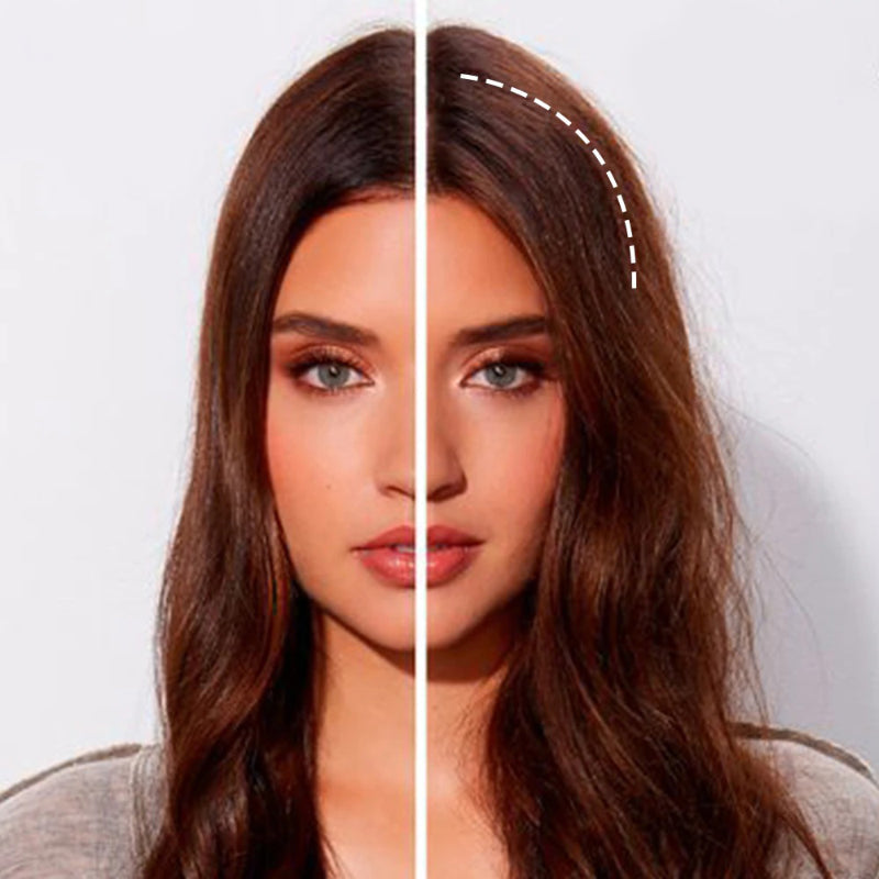 Women's Clip-In Hair Extensions Brown High-Temperature Fiber 2