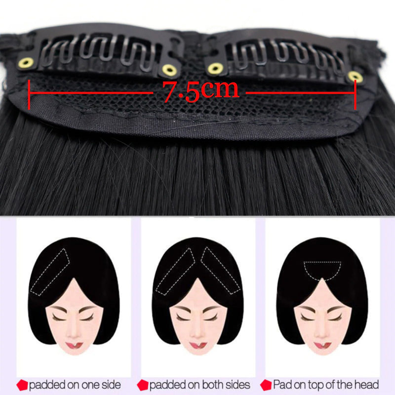 Women's Clip-In Hair Extensions Brown High-Temperature Fiber 5