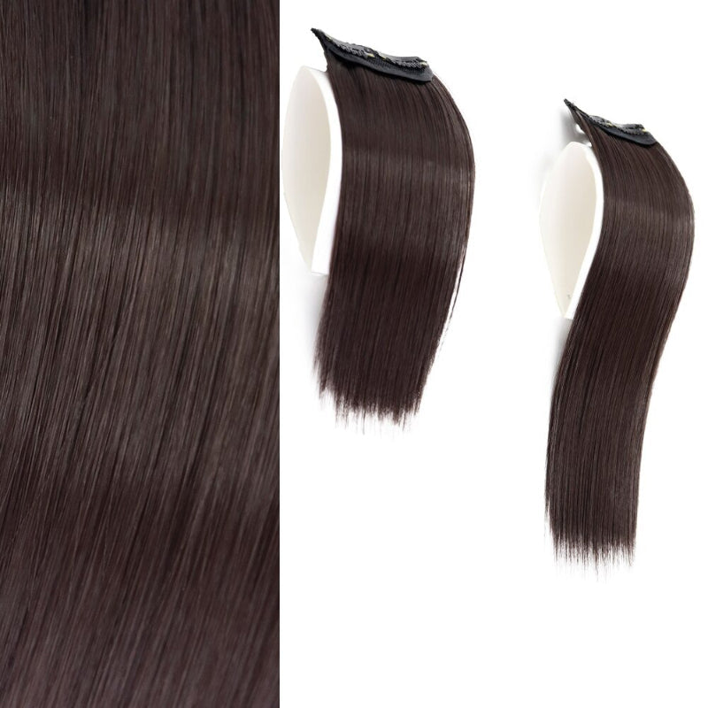 Women's Clip-In Hair Extensions Brown High-Temperature Fiber 6