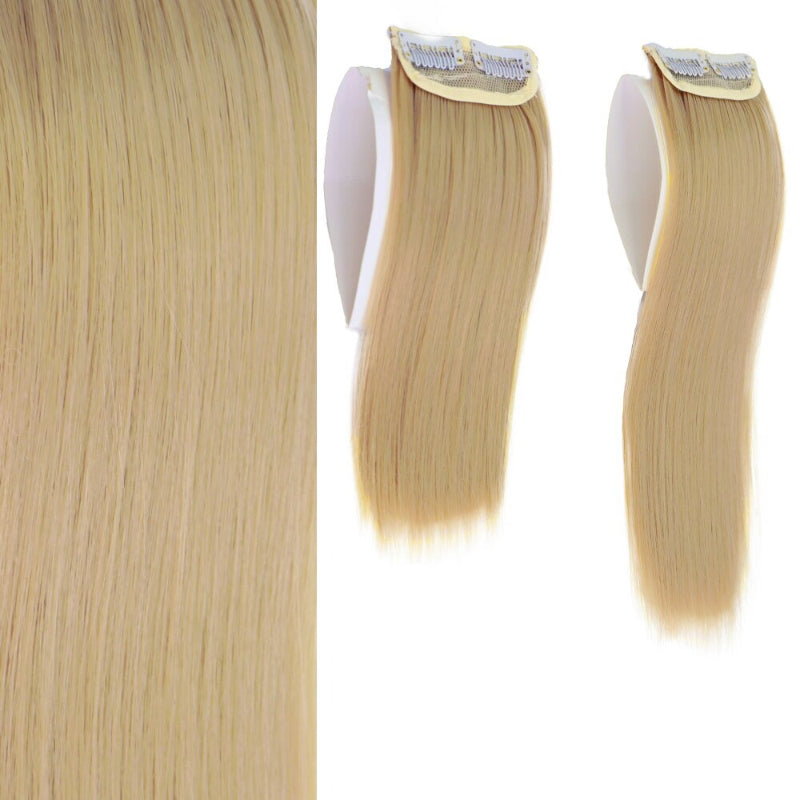 Women's Clip-In Hair Extensions Brown High-Temperature Fiber 9