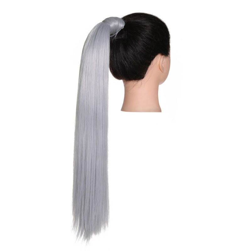 Women's Clip-In Ponytail Extension Brown High-Temperature Fiber 10