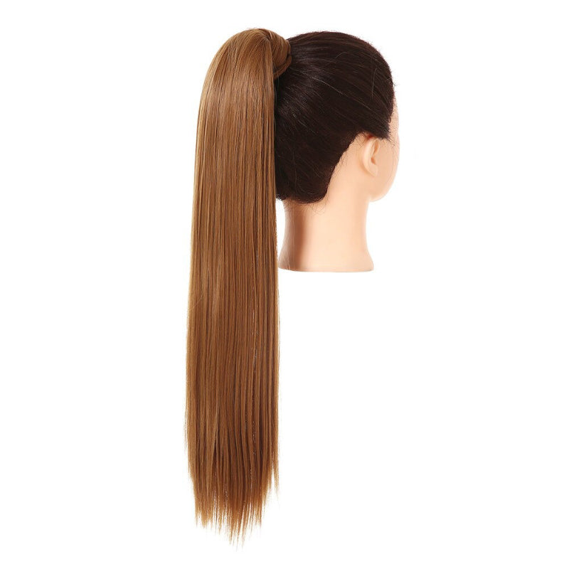 Women's Clip-In Ponytail Extension Brown High-Temperature Fiber 14