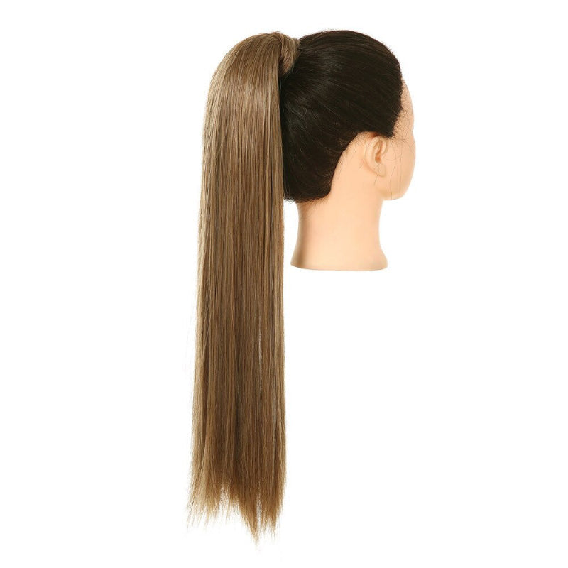 Women's Clip-In Ponytail Extension Brown High-Temperature Fiber 17