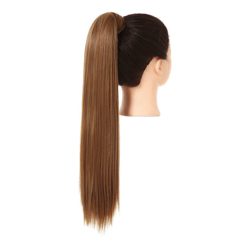 Women's Clip-In Ponytail Extension Brown High-Temperature Fiber 19