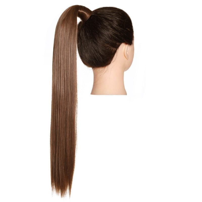 Women's Clip-In Ponytail Extension Brown High-Temperature Fiber 20