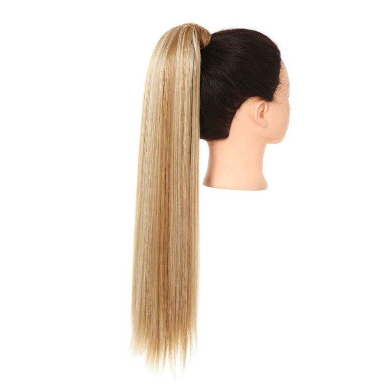 Women's Clip-In Ponytail Extension Brown High-Temperature Fiber 24