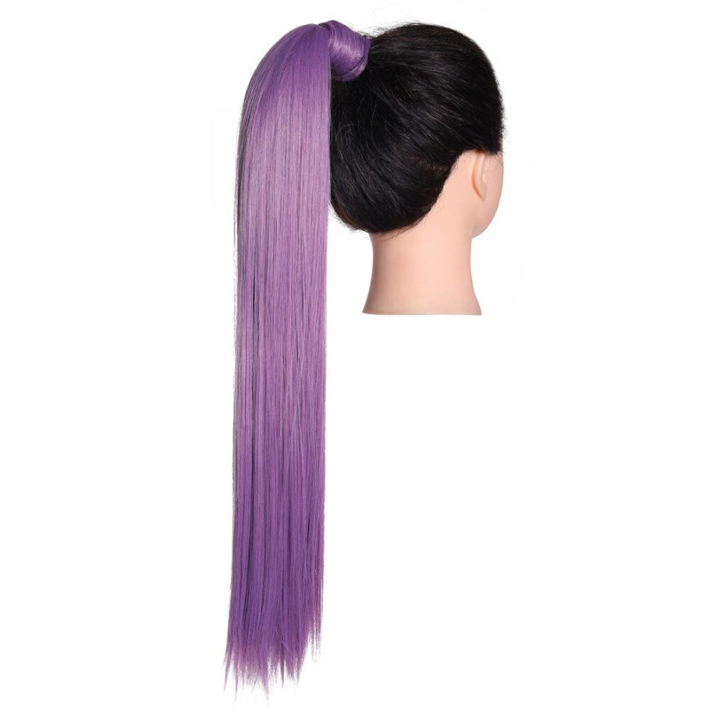 Women's Clip-In Ponytail Extension Brown High-Temperature Fiber 29