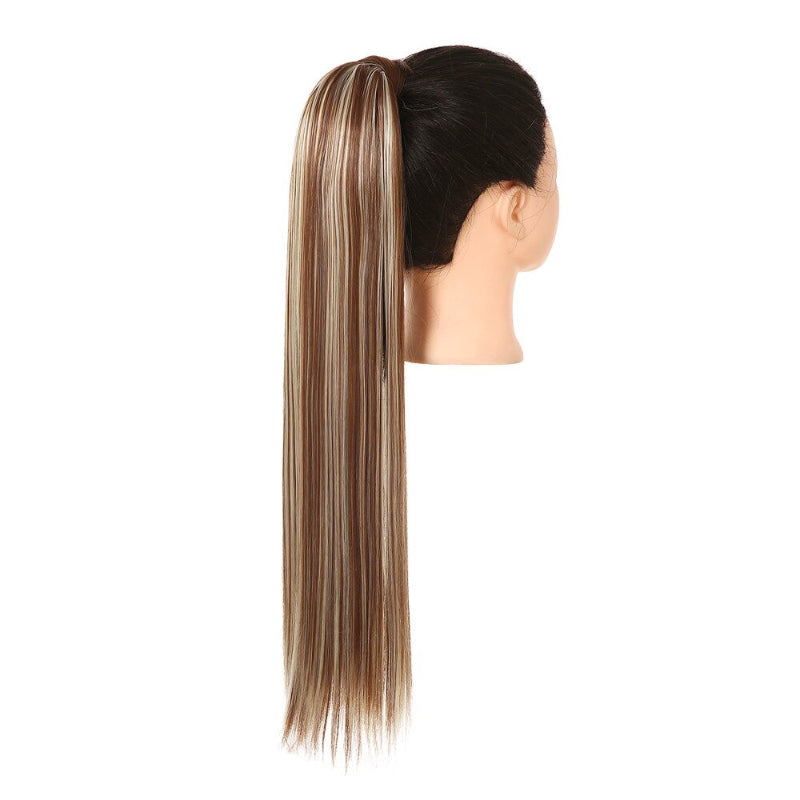 Women's Clip-In Ponytail Extension Brown High-Temperature Fiber 31