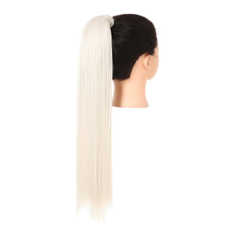 Women's Clip-In Ponytail Extension Brown High-Temperature Fiber 9