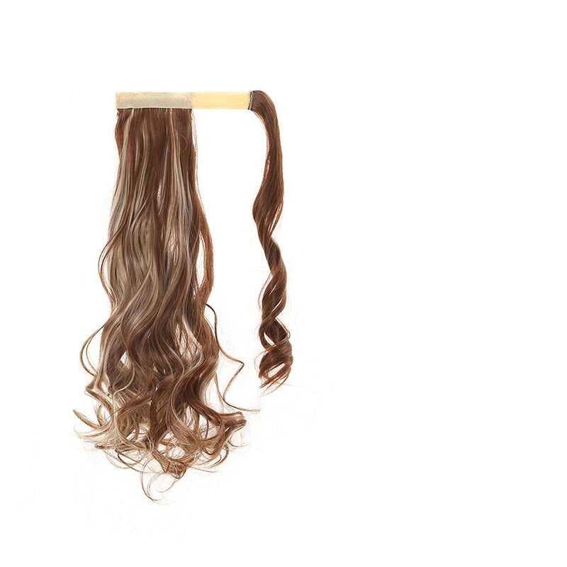 Women's Clip-In Ponytail Extension Curly High-Temperature Fiber 20in 25