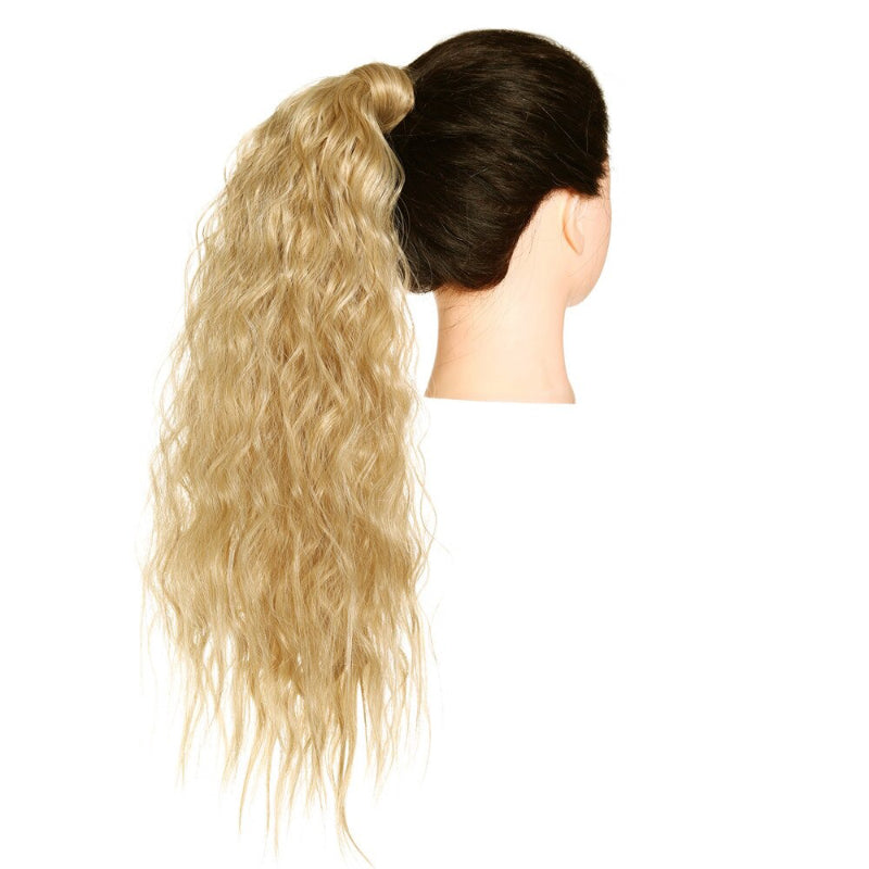 Women's Clip-In Ponytail Extension Kinky Curly 22 Inch High-Temperature Fiber 13