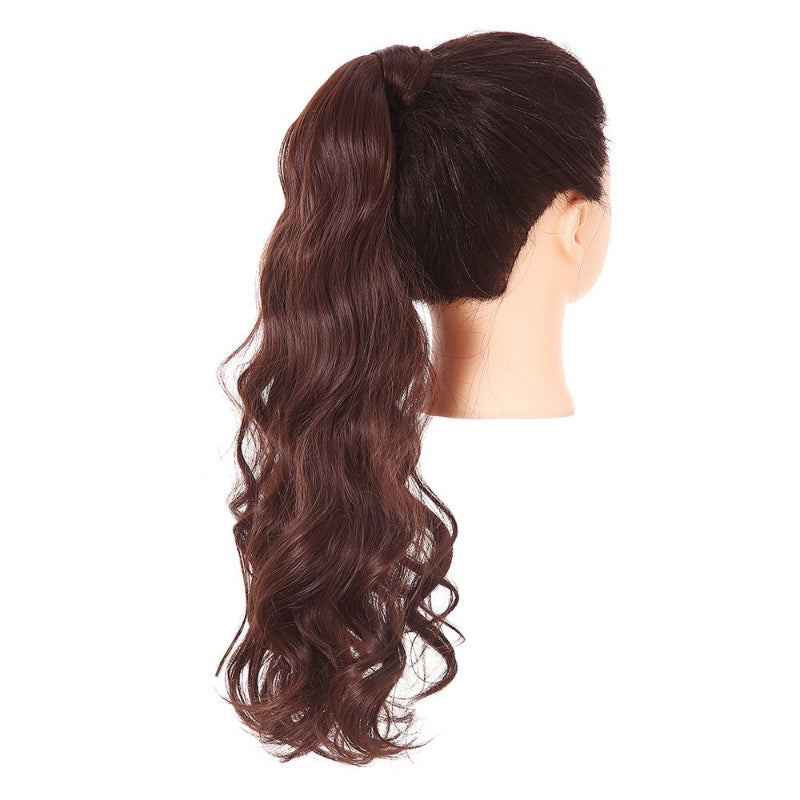 Women's Clip-In Ponytail Extension Kinky Curly 22 Inch High-Temperature Fiber 22