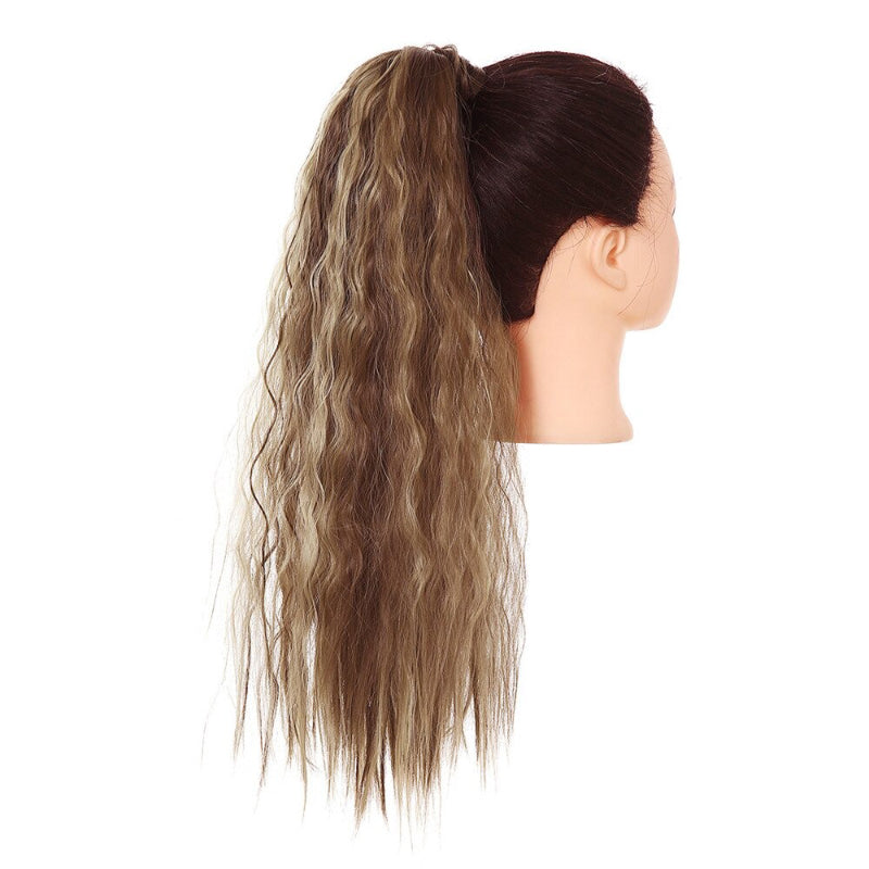 Women's Clip-In Ponytail Extension Kinky Curly 22 Inch High-Temperature Fiber 24