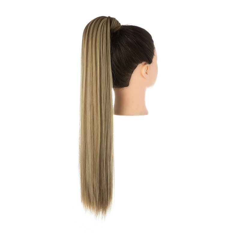 Women's Clip-In Ponytail Extension Kinky Curly 22 Inch High-Temperature Fiber 30