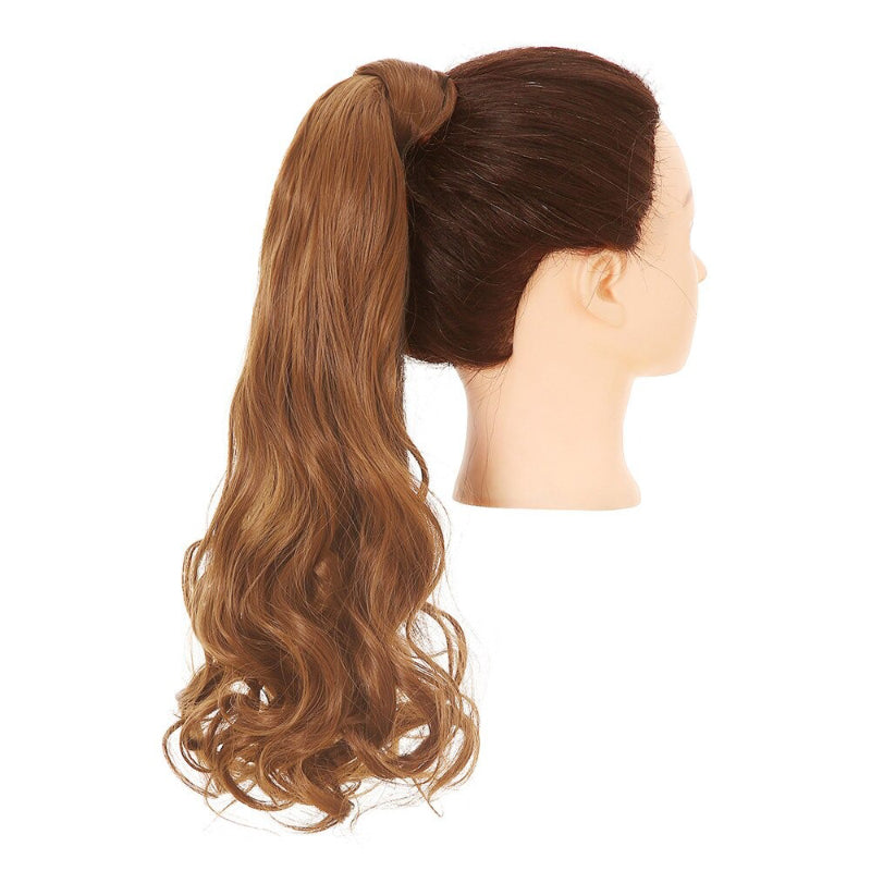 Women's Clip-In Ponytail Extension Kinky Curly 22 Inch High-Temperature Fiber 36