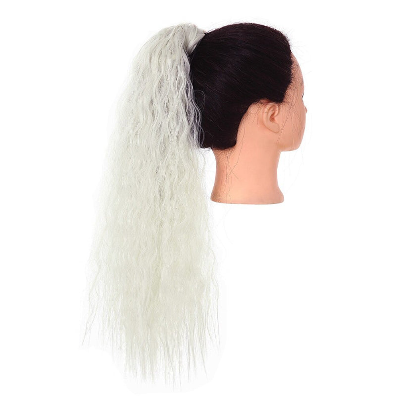 Women's Clip-In Ponytail Extension Kinky Curly 22 Inch High-Temperature Fiber 41