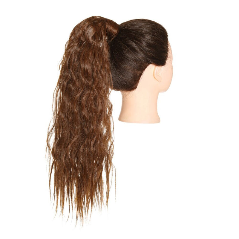 Women's Clip-In Ponytail Extension Kinky Curly 22 Inch High-Temperature Fiber 47