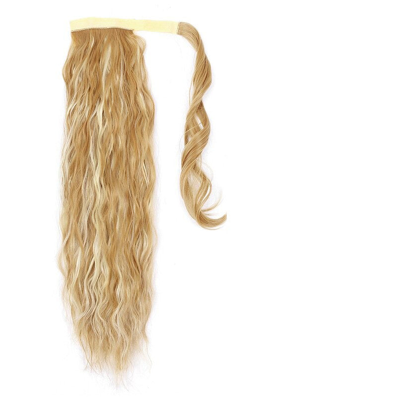 Women's Clip-In Ponytail Extension Kinky Curly 22 Inch High-Temperature Fiber 48