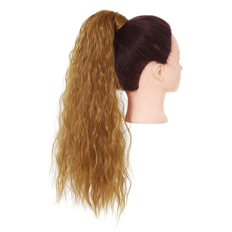 Women's Clip-In Ponytail Extension Kinky Curly 22 Inch High-Temperature Fiber 54