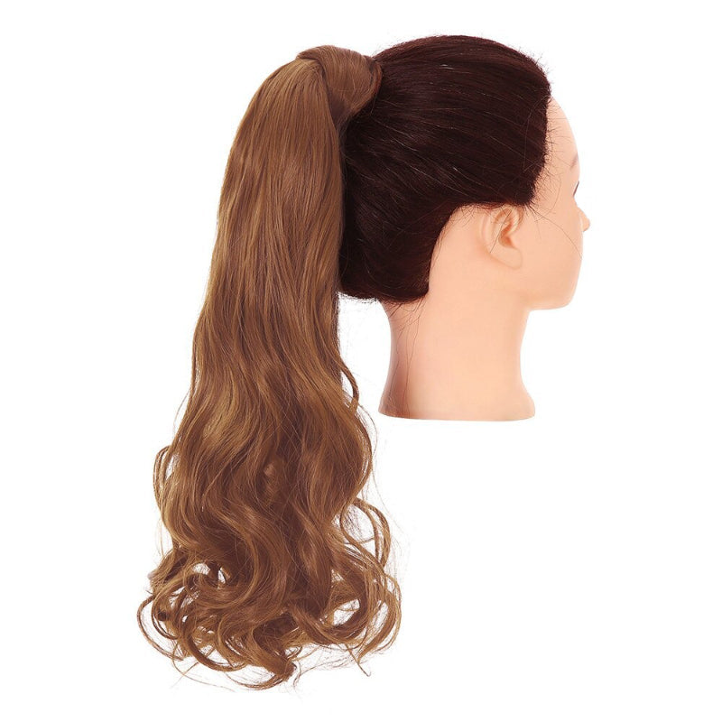 Women's Clip-In Ponytail Extension Kinky Curly 22 Inch High-Temperature Fiber 59