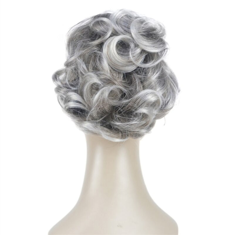 Women's Clip-On Hair Extensions Buns Natural Wave High-Temperature Fiber 2