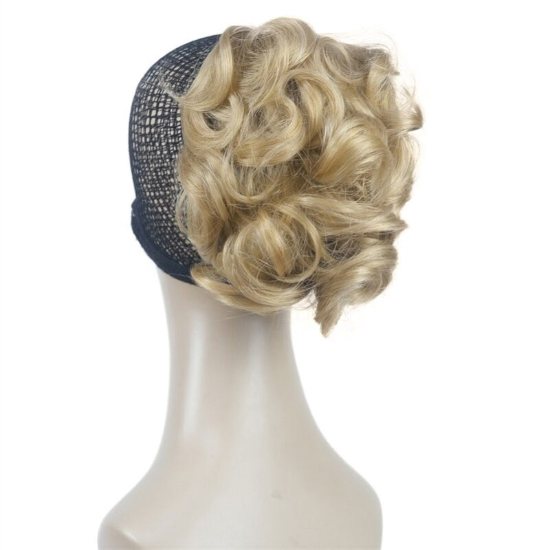 Women's Clip-On Hair Extensions Buns Natural Wave High-Temperature Fiber 26