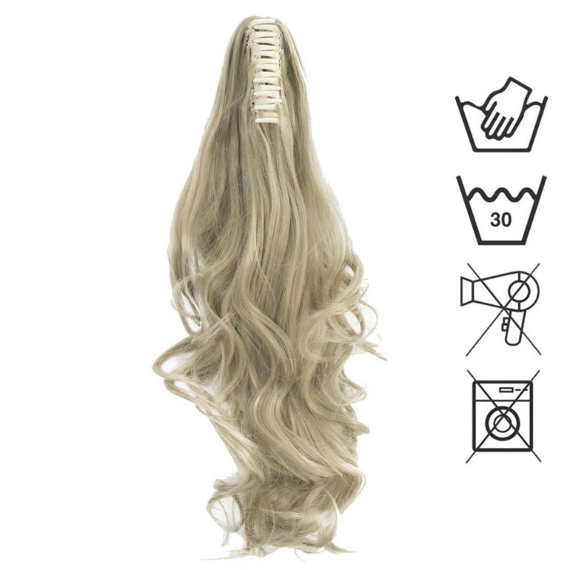 Women's Clip-in Hair Extension Long Wavy Ponytail High-Temperature Fiber 3