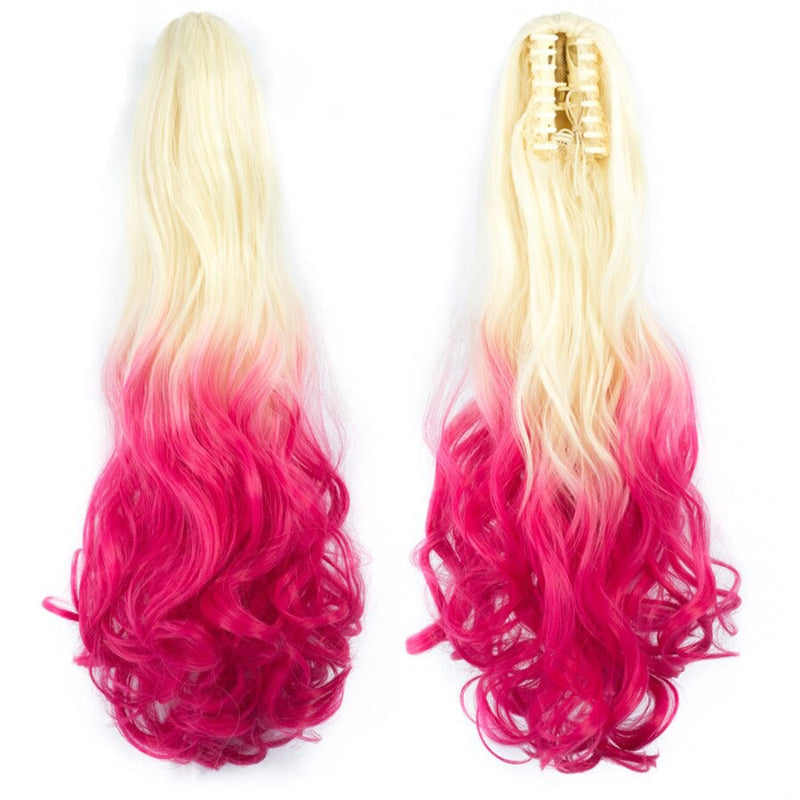 Women's Clip-in Hair Extension Long Wavy Ponytail High-Temperature Fiber 52