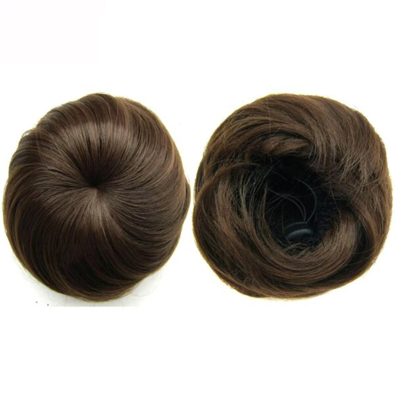 Women's Clip In Hair Bun Extension Adjustable Drawstring Synthetic Fiber 4