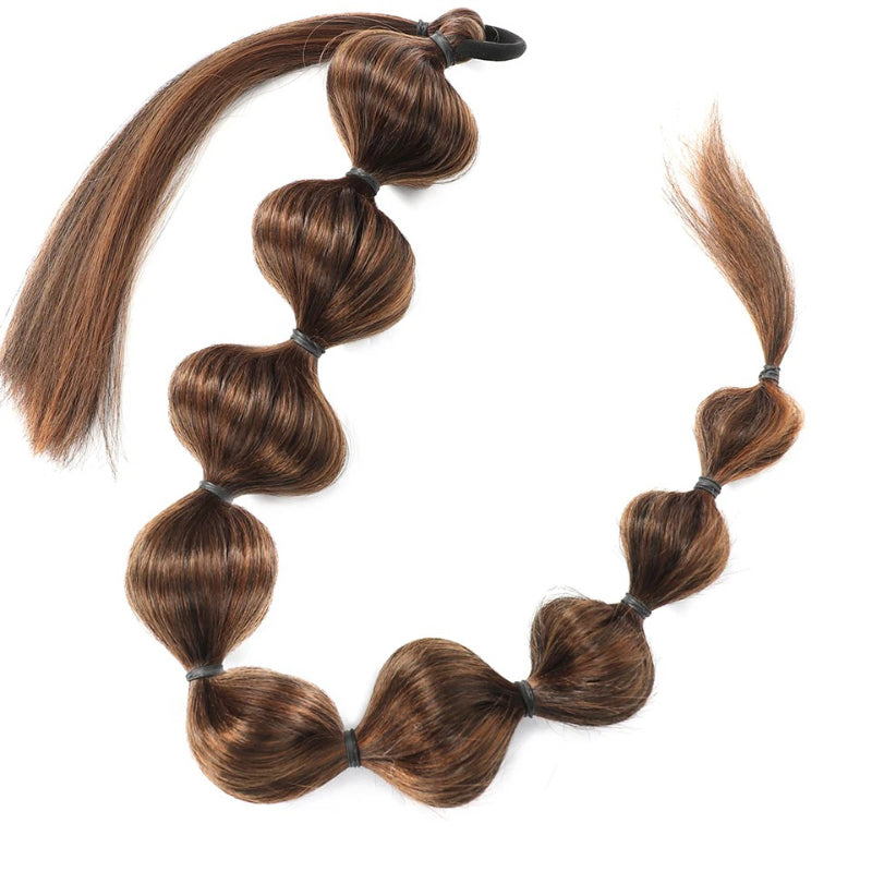 Women's Clip In Ponytail Extension Black High-Temperature Fiber 70cm 1