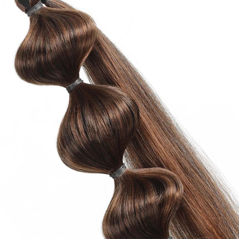 Women's Clip In Ponytail Extension Black High-Temperature Fiber 70cm 2