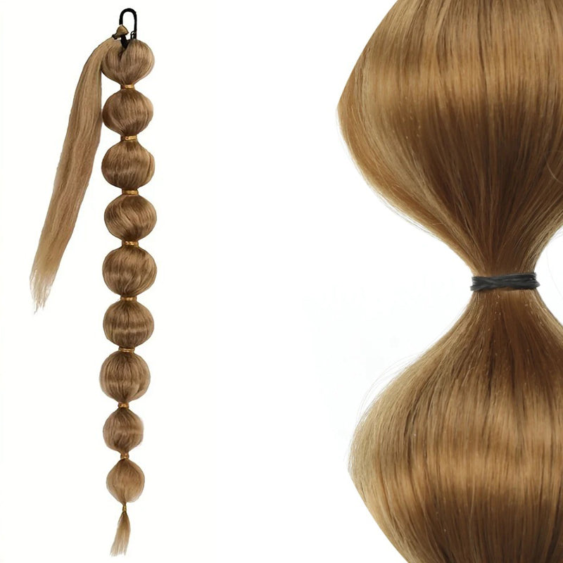 Women's Clip In Ponytail Extension Black High-Temperature Fiber 70cm 6