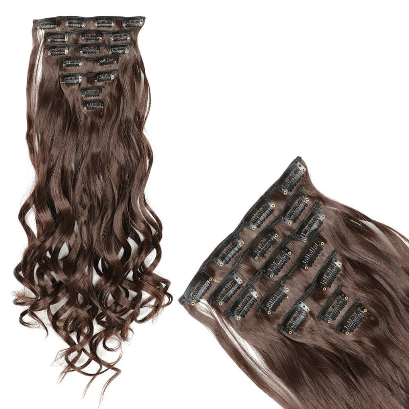 Women's Curly Hair Extensions 22 Inch High-Temperature Fiber 10