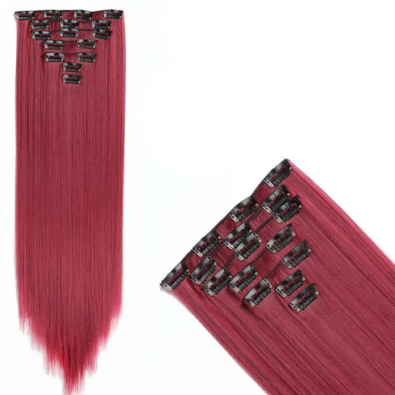 Women's Curly Hair Extensions 22 Inch High-Temperature Fiber 12