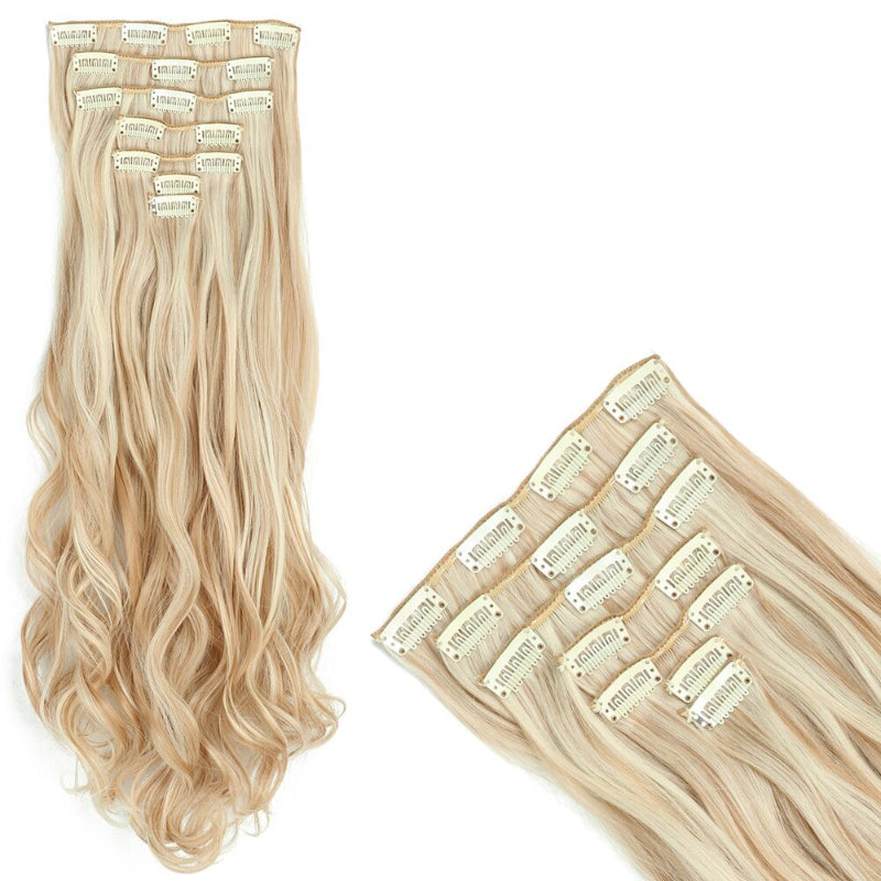 Women's Curly Hair Extensions 22 Inch High-Temperature Fiber 17