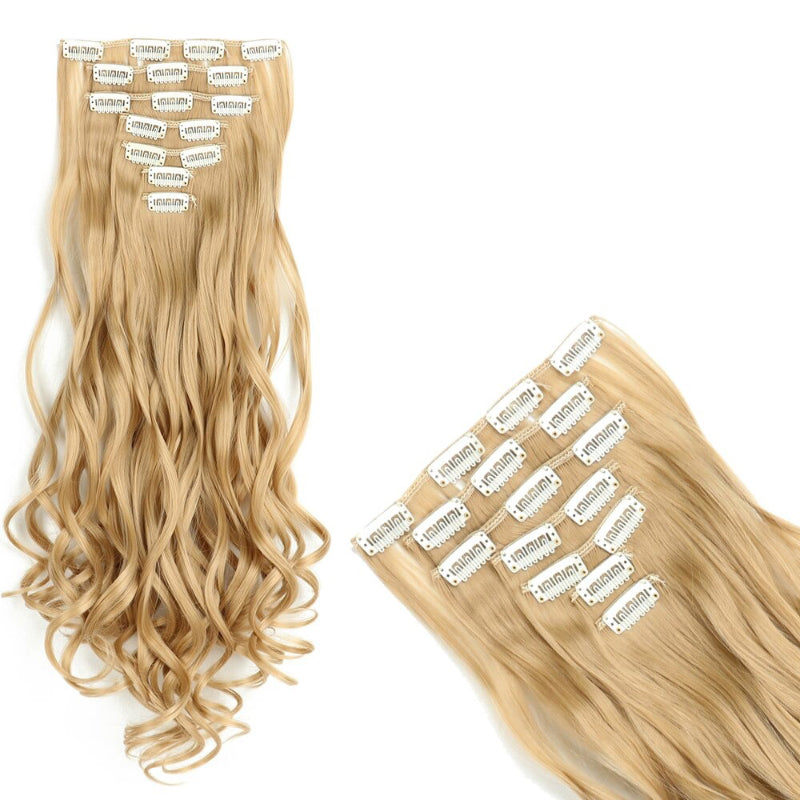 Women's Curly Hair Extensions 22 Inch High-Temperature Fiber 25