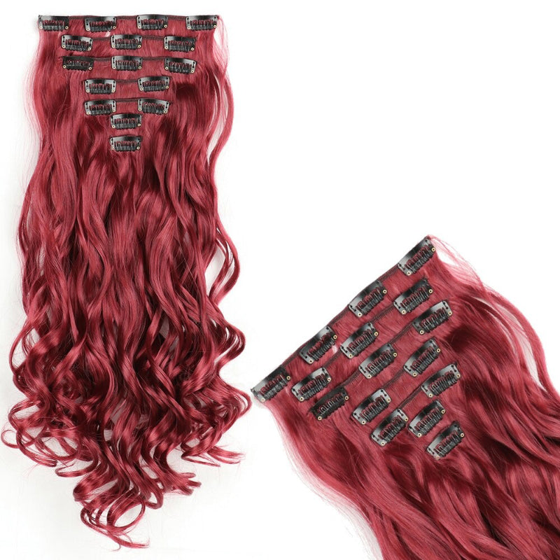 Women's Curly Hair Extensions 22 Inch High-Temperature Fiber 27