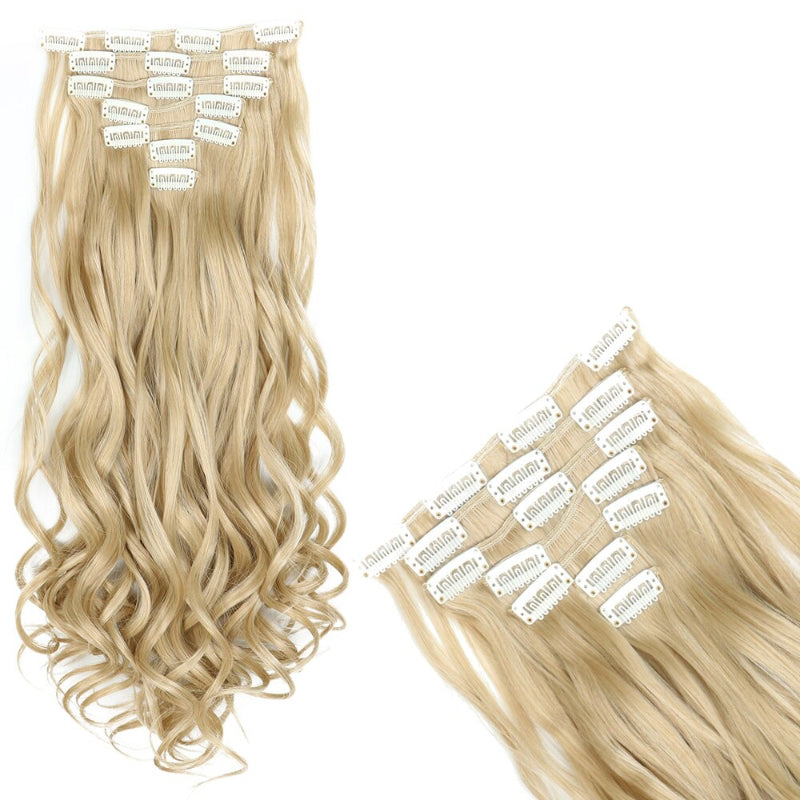 Women's Curly Hair Extensions 22 Inch High-Temperature Fiber 34