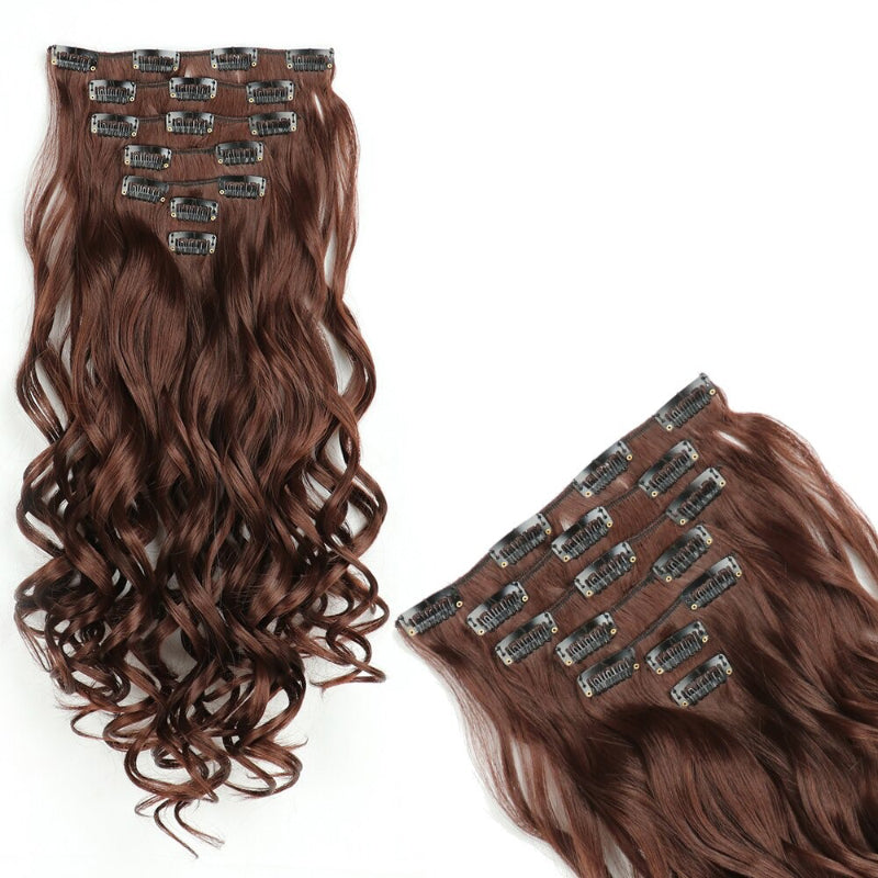 Women's Curly Hair Extensions 22 Inch High-Temperature Fiber 35