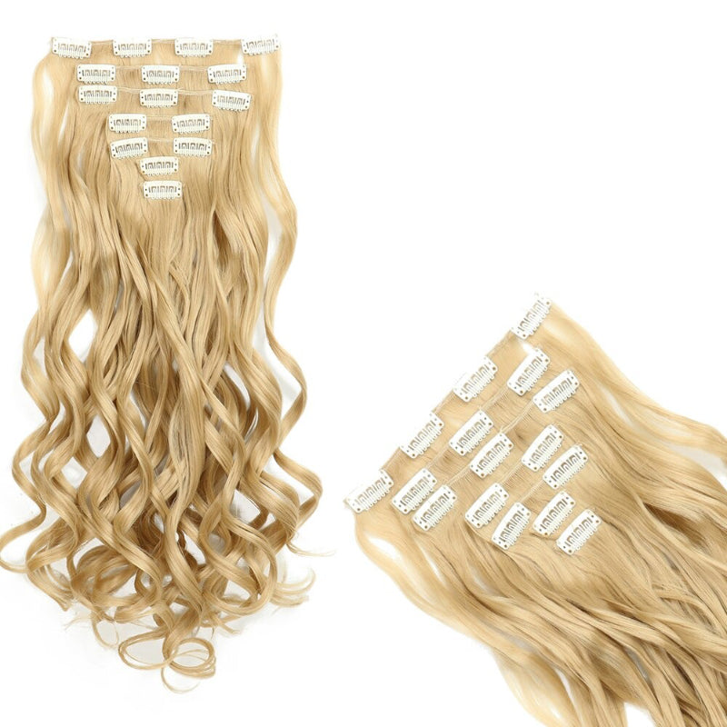 Women's Curly Hair Extensions 22 Inch High-Temperature Fiber 60