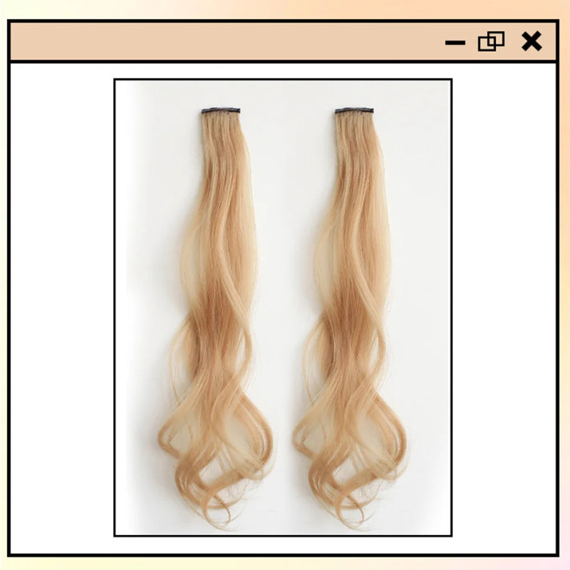 Women's Curly Hair Extensions Brown 20 High Temperature Fiber 14