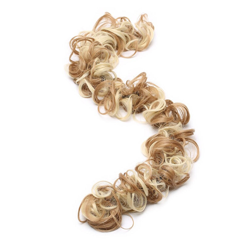 Women's Curly Hair Extensions Brown High-Temperature Fiber 11