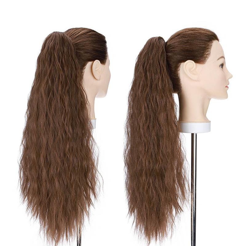 Women's Curly Ponytail Extension Black High-Temperature Fiber 24 Inches 3