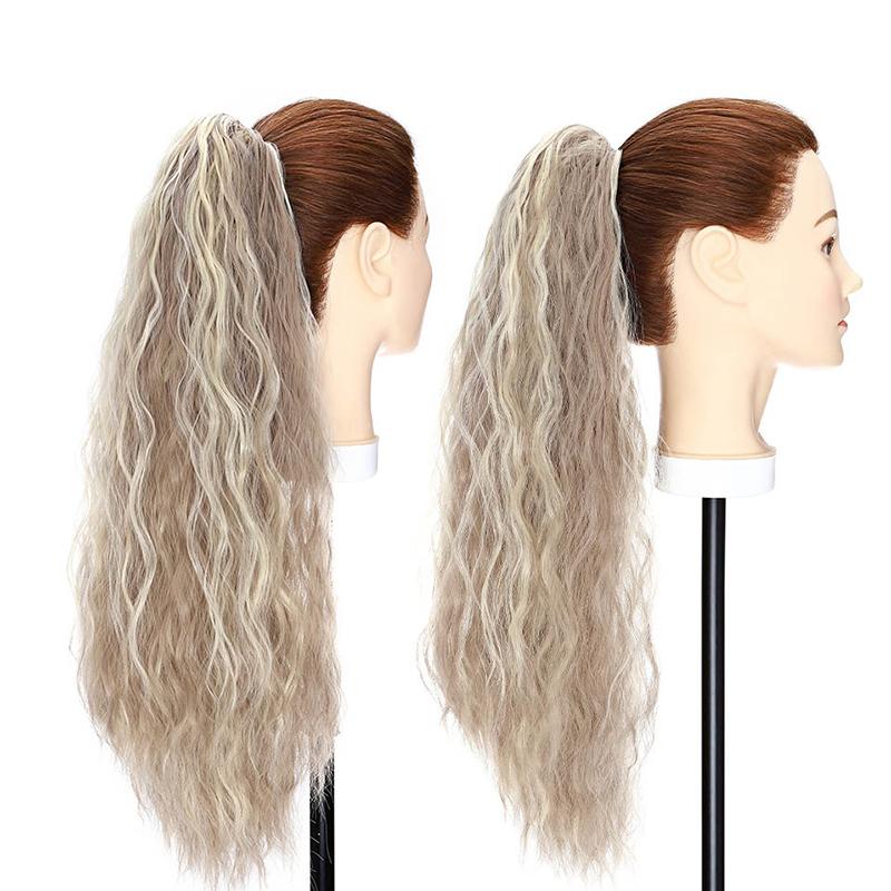 Women's Curly Ponytail Extension Black High-Temperature Fiber 24 Inches 6