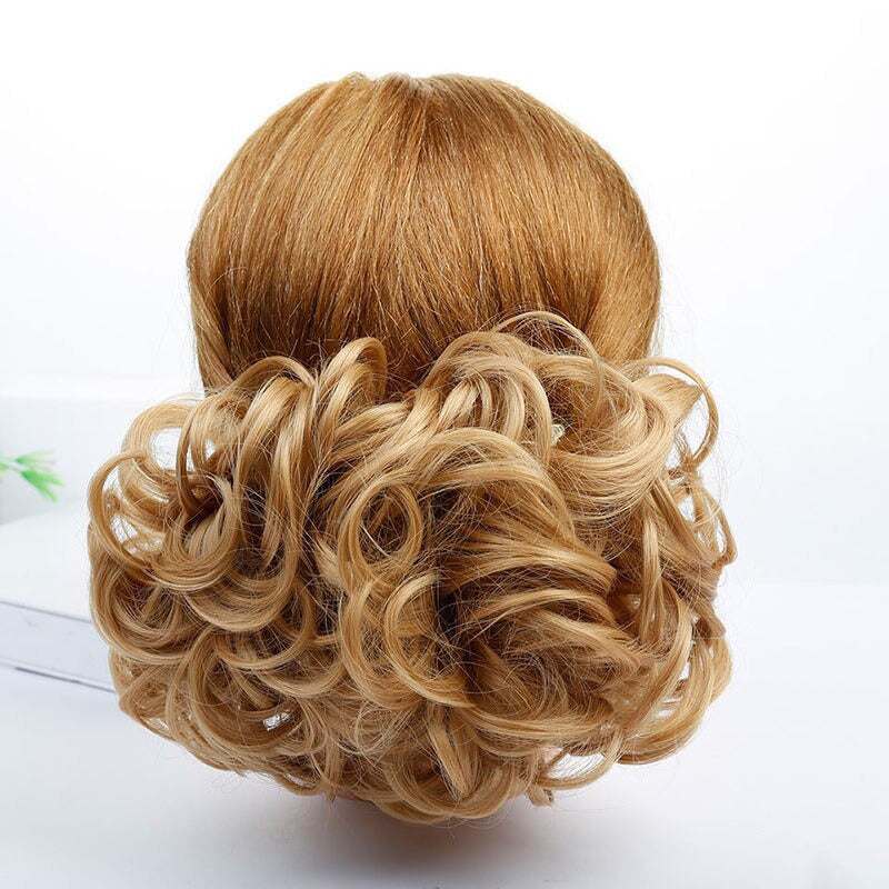 Women's Curly Wig Brown High-Temperature Fiber 0