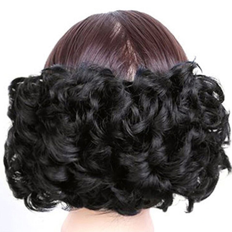 Women's Curly Wig Brown High-Temperature Fiber 11
